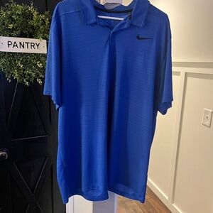Nike Men's Royal Blue Polo Shirt